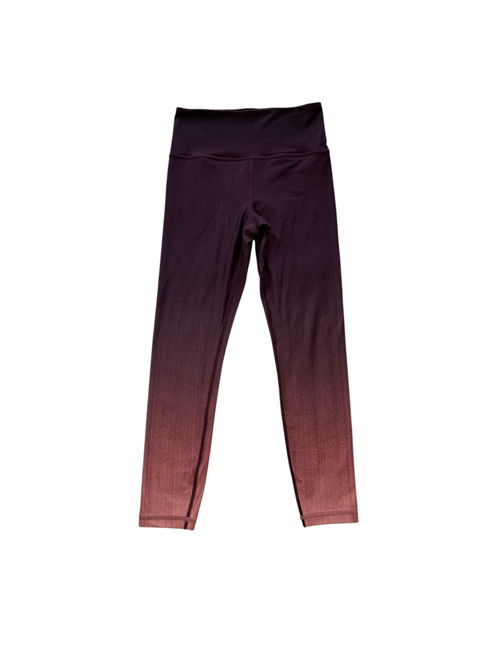 Women’s size small Ombre High-Waist Leggings - Purple to burgundy